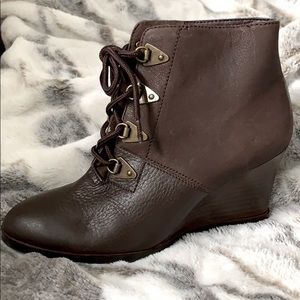 Franco Sarto ‘Derby' Wedge Bootie